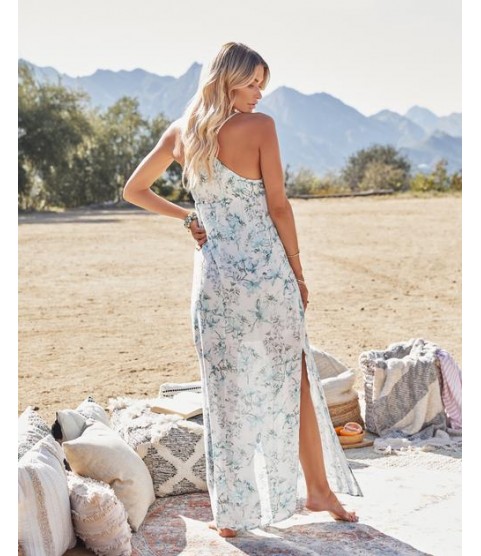 Travel Together Floral Ruffle Maxi Dress