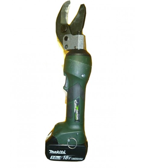 18v Green Gator ES32X Hydraulic cable wire cutter, charger &  Battery 5.0