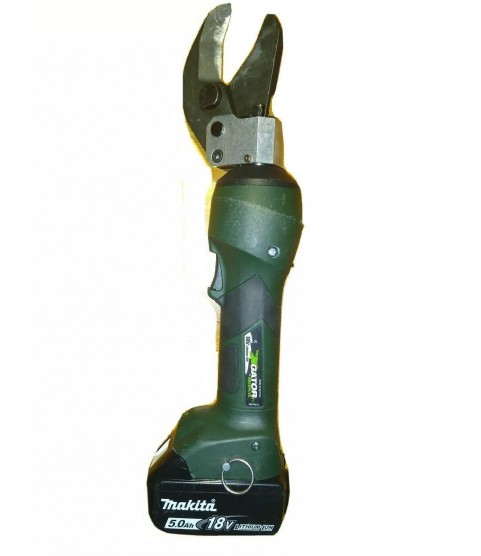 18v Green Gator ES32X Hydraulic cable wire cutter, charger &  Battery 5.0
